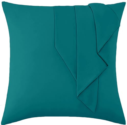 Vielit Sofa Kissenbezug 40x40 Petrol Weich Kopfkissenbezug 40x40 2er Set Mikrofaser Kissenbezüge 40x40 Kissenhülle Für Kissen 40x40cm Öko-Zertifikat Resistent Hypoallergen