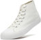 sharllen Ladies Canvas Shoes Women，Unisex Mens High Top Trainers Women Lace up Pumps Plimsolls Casual Sneakers Canvas Plimsoles Flat Shoes(White 285)