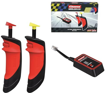 Carrera 10120 Wireless 2.0 Duo Controllers and Receiver for Digital 132, Digital 124 Slot Car Race Tracks
