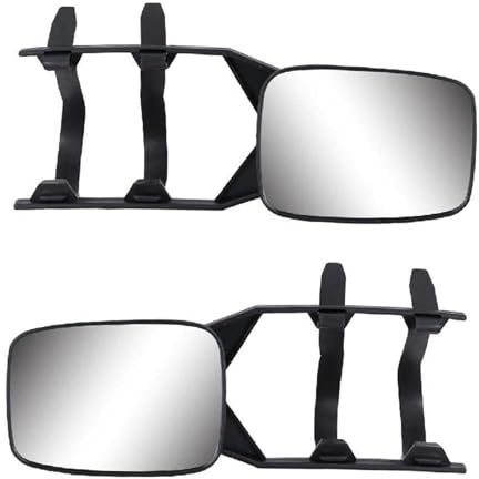 Dörrspegel Spegel glas 2 ST Universal Dragspegel Justerbar Dragspegel För Caravan Trailer Bil Backspegel Konvex Wide Angel Safe Hauling Extension(2 st)