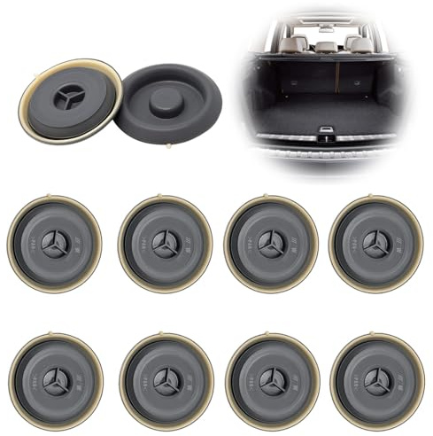 10 tapones para carrocería – Tapones de goma gris de 40 mm y tapones ciegos para subsuelo, chasis y agujeros inferiores – Tapones impermeables para VW & Cuidado del vehículo