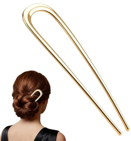 Kitsch Forcine Francesi per Capelli da Donna – Elegante e Durevole Forcella in Metallo per Acconciature a Chignon, Coda e Treccia, Tenuta Sicura Tutto il Giorno, Vestibilità Confortevole | Regali