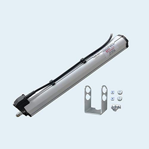 Spindelantrieb Elektromotor Motoröffner Lichtkuppel 230V-300mm Hub, 500Nm, mit Halterungen - Mingardi D8 - Signalkontakt