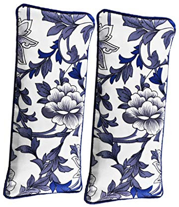 Fenteer 2pcs/Pack Womens Lavender Flax Silky Eye Pillow, for Yoga Meditation Relaxation