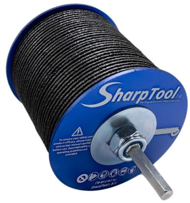 SharpTool 1.0 XL Lama Affilatrice per Multitool - Accessorio per Utensili Oscillanti Multifunzione per Affilare Lame da Taglio a Immersione - Affilatore per Lame da Trapano - 68 mm