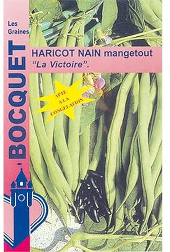Sachet de graines de Haricot nain mangetout La Victoire - 120g - 120 g - Haricot nain mangetout - LES GRAINES BOCQUET