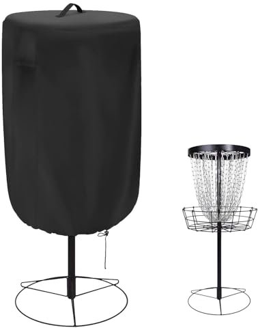 Generisch Abdeckung Für Golfkörbe, Disc Golf Korb Abdeckung Mit Kordelzug Wasserdicht Schutzhüllen Für Den Innen- Und Außenbereich Discgolf-Korb 66,04 X 88,9 cm