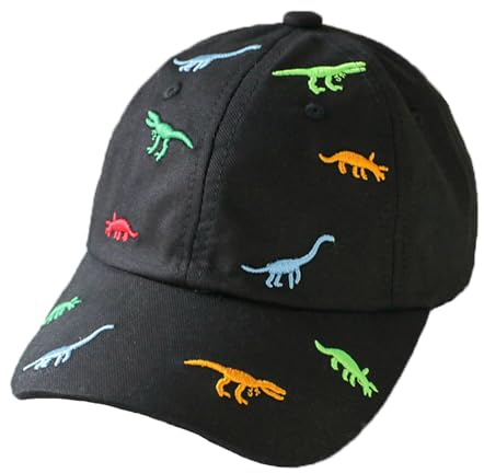 Gendeda 2-6 Years Kids Summer Baseball Cap Sun Hat Outdoor Golf Sports Cap Beach Anti-UV Hat for Baby Boy Girl Black