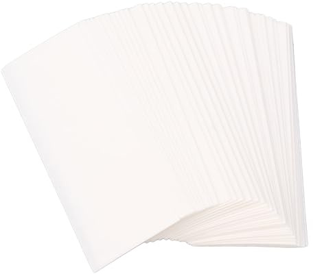SEAFRONT 100pcs Saxophone Clarinette Bouton Absorbant Papier, Bois Embouchure Pad Nettoyeur Séchage Papiers, pour Sax Flûte Hautbois Entretien