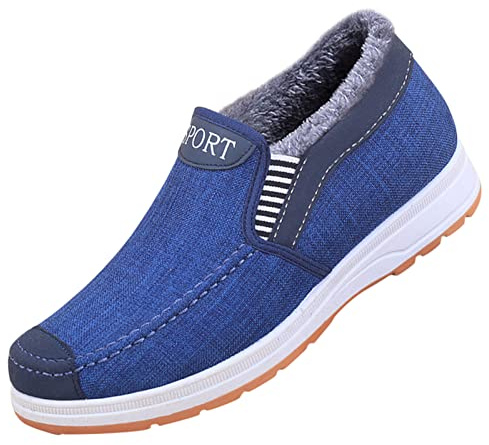 Vandringsskor herr utan snören, vinterskor herr fodrade, trekkingskor, halkfria arbetsskor, slip-on, tygskor, enfärgade, slip-skor, platta, promenadskor, dämpade