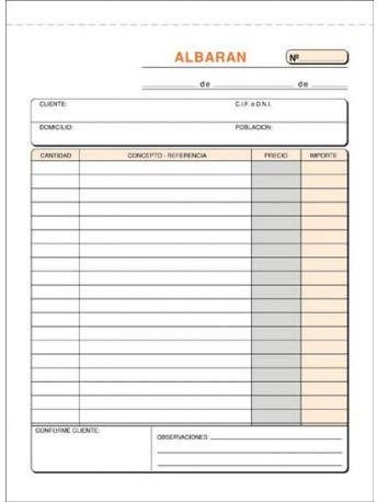 Plus Office Talonario Plus Albarán 4º Nat.Duplica, Libro, Talonario, Duplicado, White