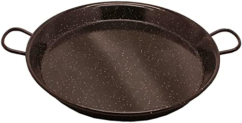 Paellera smaltata, paella valenciana 30 cm fino a 70 cm, paella con capacità fino a 25 razioni(55)