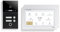 GVS - IP Video Türsprechanlage 2-Familienhaus mit Türöffner (RFID & Fingerprint), HD Kamera, 2X 10 Zoll Monitor & App - Smarte Video Türklingel mit Kamera & Gegensprechanlage (AVS5449U)