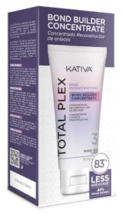 Kativa Total Plex Bond Repair | Concentrado reconstructor de enlaces capilares | Reconstructor capilar | Repara y protege el cabello | NANO - BOND COMPLEX | 70ml