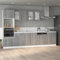 Myheimly Spülenunterschrank Grau Sonoma 80x46x81,5 cm Holzwerkstoff Küchenschrank Küchenzeile Küchenmöbel Unterschrank Küchenunterschrank Schrank
