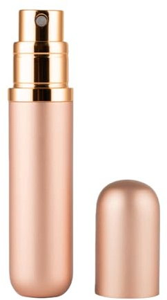 Lammcou Vaporizzatore Profumo 5ml da Viaggio, Flacone Profumo Ricaricabile Portatile Antigoccia in Alluminio, Mini Spray Profumo per Borsa Uso Quotidiano Regalo