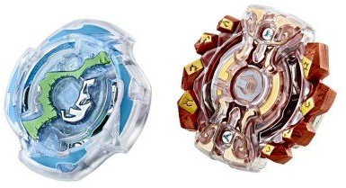Beyblade - Bey Burst Evolution Gaianon G2 och Doomscizor, flerfärgad (Hasbro European Trading B.V C2358)