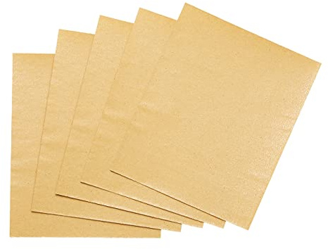 Fit For The Job 5 Large A4 Size Sheets Coarse Grade Sandpaper | for Sanding Wood, Furniture, Metal, Plaster For Home Improvement, Decorating & More, 11x9 inch (230x280mm) 11 x 9