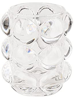 SLHEQING Glas Make up Pinselhalter Vintage Kosmetik Organizer zur Aufbewahrung von Pinsel, Eyeliner, Lippenstift, Zahnbürsten, Stift und Mehr