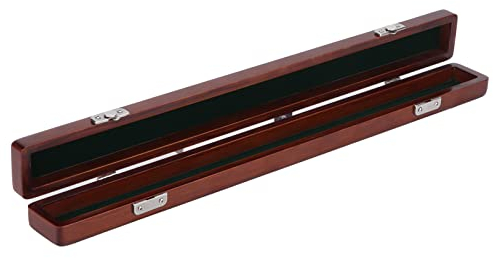 FOLOSAFENAR Dirigent Taktstock Box, Spielführerstange Holz Schutz Aufbewahrungskoffer, Handgefertigte Orchester Dirigieren Taktstock Aufbewahrungsbox, mit 2 Schnallen, zum Aufbewahren, Schutz(#1)