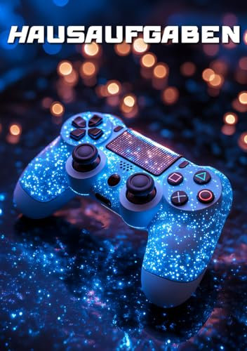Hausaufgabenheft Gamer: Schulplaner mit Stundenplänen in DIN A5 für Grundschule oder Gymnasium in Coolem Gaming Design für Jungs & Mädels