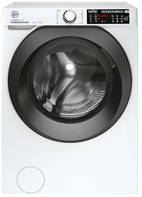 Hoover H-WASH 500 Lavatrice Slim 10 Kg, Libera Installazione, Carica Frontale, Classe A-15%, 1400 Giri, App hOn, Programma Hygiene, 85x60x57,8 cm (A x L x P cm), Bianca - HW 410AMBC7/1-S