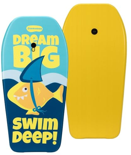 Bodyboard – 93 x 48 x 5,2 cm (Dream Big blå)