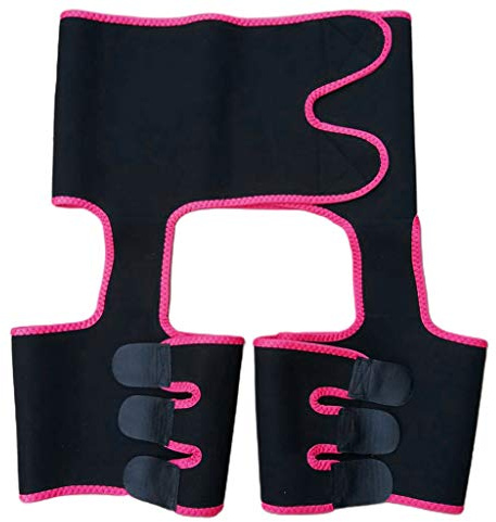Whoasyst Ceinture amincissante pour femme - Taille haute - Perte de poids - Réglable - Pour perte de poids - Ceinture amincissante pour les hanches et le fessier