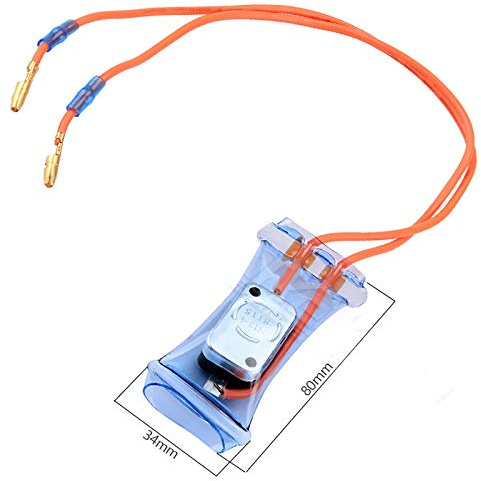 Termostato descongelador de refrigerador, 7 grados, 2 cables, CA 250V, 10A-7 Celsius, accesorios de termostato de descongelación for frigoríficos bimetálicos
