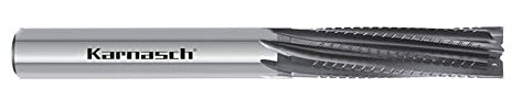 Karnasch 291762160036 Fresa De Metal Duro Y Macizo Para Desbastado Y Acabado Para Cfk-Gfk, 8 Cuchillas De Fresado 4 Cuchillas Frontales, Corte Tirando, 16Mm Diámetro Del Corte, 36Mm