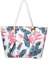 MASADA Badetasche XXL Familie Strandtasche Damen Beach bag groß mit Reißverschluss - Flower Inspiration