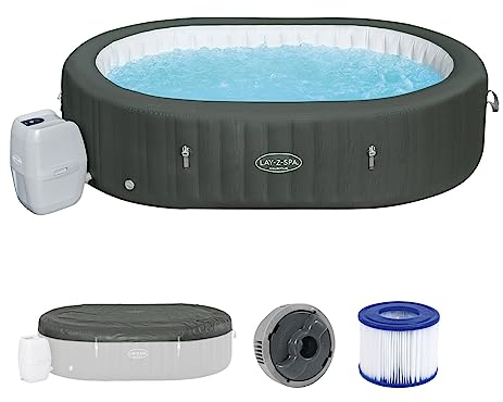 Bestway 60067-5 Idromassaggio gonfiabile Lay-Z-Spa Mauritius AirJet, 5-7 persone