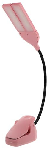 OSALADI Led Notenpultlampe Mit Clip Usb Wiederaufladbar Augenschonendes Licht Rosa Flexibel Dimmbar Für Klavierübungen Lesen Und Studium Zu Hause Klassenraum