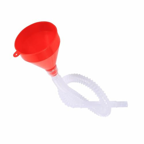 Entonnoir à carburant - Entonnoir avec tuyau flexible | Entonnoir de ravitaillement manuel à bouche large de 56 cm de long pour voitures et motos | Entonnoir à carburant polyvalent pour véhicules