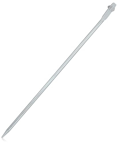 iplusmile Varilla de Puesta a Tierra 48cm de Hierro Galvanizado - Pica de Tierra Profesional para Seguridad Eléctrica, Antenas y Cercados - Estaca para Hogar y Proyectos de Groundin