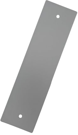 Placca cieca 185 mm copri foro avvolgibile motore tapparella avvolgitore (Argento)