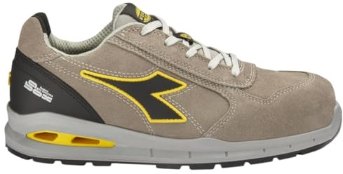 Diadora Run a.Box Low s3s FO SR ESD, Scarpe da Lavoro Uomo, Grigio Vento/Grigio Vento (Sistema Taglie Calzature EU, Adulto, Uomo, Numero, Media, 41)