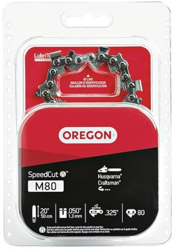Oregon M80 SpeedCut 20-Inch Chainsaw Chain, Fits Husqvarna, Craftsman