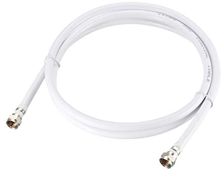 uxcell RG6 Coaxial Cable with F Type Male to F Type Male Connectors 4 ft