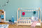 Sanmar Neues hölzernes Hausbett, Kinderbett, mit die Sicherheitsgeländer und Lattenrost, hohe Qualität