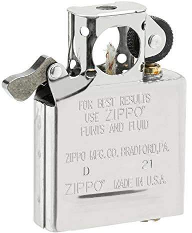 Zippo Einsatz für Sturmfeuerzeuge – Pfeifen-Insert Chrome – Austauschbarer Einsatz für Pfeifenfeuerzeug – Winddicht & Nachfüllbar – Made in USA