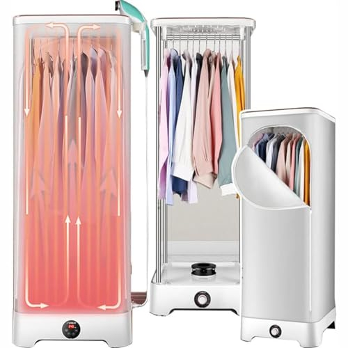 Máquina De Planchar Automática 900W,Máquinas De Prensado De Secadora, Máquina De Eliminación Arrugas Plegable Para Planchar Ropa,Sincronización Inteligente,Para Apartamentos,Casas Rodantes, Viajes