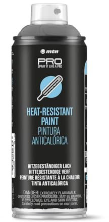Montana Colors MTN PRO Alta Temperatura - Anticalórica Color Hierro Fundido, Spray 400ml