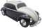 Retro Beetle Car Bluetooth Speaker FM Radio with LED RGB Lights USB AUX 3.5MM TF Card (Black)