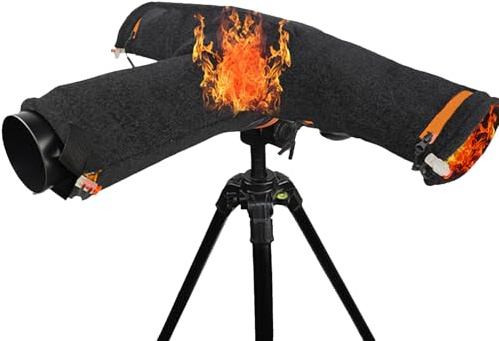 Gaine chauffante pour Objectif - Manchon Photo Thermique, Manchon pour Appareil Photo résistant intempéries | Lentille d'appareil Photo avec Chauffage USB, enveloppe Thermique Anti-buée pour
