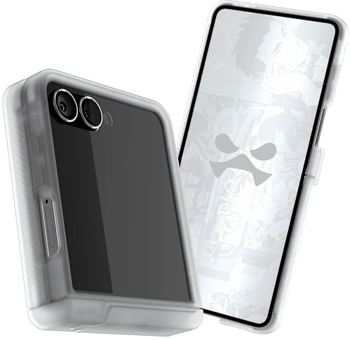 Ghostek Covert Clear Galaxy Z Flip7 Case with Built-in Kickstand, MagSafe and Full Hinge Protection Designed for 2025 Samsung Galaxy Flip 7 (6.9) (Clear Matte)