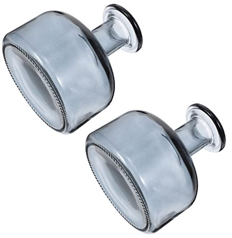 Milisten 2pcs Aromatherapy Bottle Flower Arrangement Vase Decorative Reed Diffuser Bottles Glass Aroma Bottles Car Diffuser Glass Containers Aroma Bottle for Home Delicate Office Fragrance