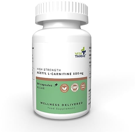 VitaThrive® Acetyl L Carnitine 500mg – 90 Capsules