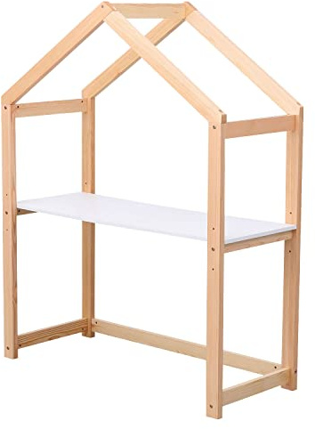 Happy Garden Bureau cabane évolutif pour Enfant Martin en Bois, Style scandinave