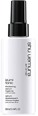 Shu Uemura Art of Hair, Siero per Capelli Ispessente, Per Capelli Fragili, Effetto Rinforzante, Arricchito con Acqua di Riso, Chioma Più Forte e Luminosa, Izumi Tonic, 90 ml